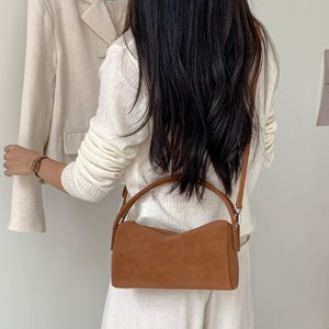 Bolso de Hombro Tipo Almohada para Mujer, de Gamuza, Pequeño, con Cierre de Cremallera, para Uso Diario, Color Sólido, Suave, Otoño 2025 - Product Image 3