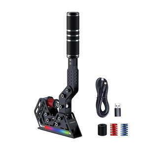 Frein à main Simsonn Hb Pro Sim <span class=keywords><strong>Racing</strong></span> neuf, 200 kg, haute pression, expérience de conduite automobile réelle, compatible <span class=keywords><strong>PC</strong></span> - Product Image 1