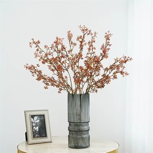 Altamente recomendado 85cm de largo al por mayor <span class=keywords><strong>Semilla</strong></span> de <span class=keywords><strong>eucalipto</strong></span> naranja de plástico Artificial para el hogar dormitorio decoración del banquete de boda - Product Image 1