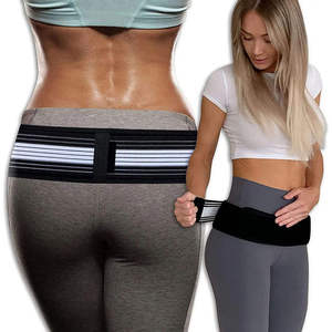 Ceinture de compression sacro-iliaque réglable - Soutien du bas du dos et du bassin pour soulager les douleurs à la hanche et à la sciatique - Product Image 1