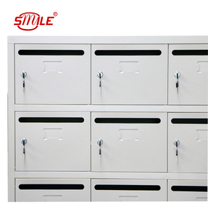 CHNSMILE 4C Buzones horizontales Empotrados Multi inquilino Buzón de apartamento de acero personalizado - Product Image 2