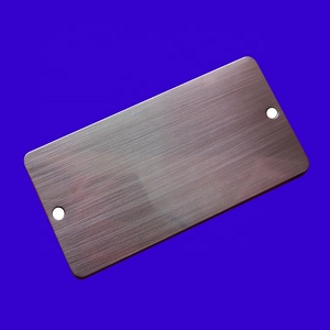 빈 알루미늄 명판, 스테인리스 스틸 황동 각인 금속 이름표 태그 - Product Image 4