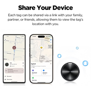 迷你圆形IOS MFI认证和安卓谷歌查找集线器双系统宠物防丢失跟踪设备钥匙查找器智能全球定位系统跟踪器 - Product Image 4