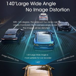 Videocamera con obiettivo girevole di 270 gradi Video in tempo reale sull'app per telefono Mini videoregistratore per auto 1080P Dash <span class=keywords><strong>Cam</strong></span> WIFI a doppia lente - Product Image 3