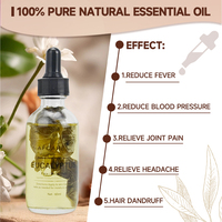 Afcare Huiles Essentielles Pures Naturelles d'Eucalyptus 60ML pour Diffuseur Humidificateur, Distillées à la Vapeur, Parfum Frais, Nourrissant