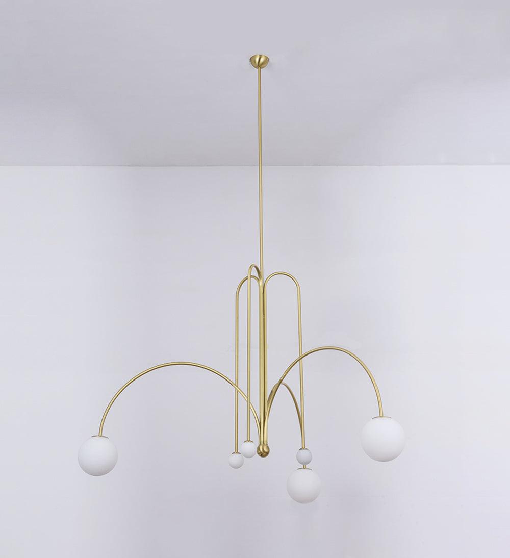 6 têtes D 80cm x H 50cm / Plaqué cuivre