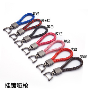 พวงกุญแจเชือกไมโครไฟเบอร์ โลหะผสมสังกะสี ดีริงถัก A3927 ใช้ในบ้าน ทนทาน - Product Image 3