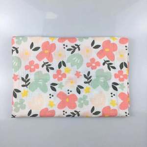 Katoenen Kreukel Dubbellaags Gaas Mousseline Bedrukt Met Zand Gewassen Stof D #216803 Lichtgewicht Hoes Voor Dames Jurken En Blouses - Product Image 1