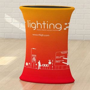 Trade Show Pop-Up Counter Booth <b>Foldable</b> <b>Table</b> Portable Trade Show <b>Desk</b> Promo Products Pop up <b>Table</b> for Events - Product Image 1