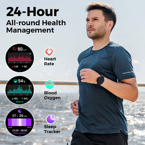 Reloj <span class=keywords><strong>Soundpeats</strong></span> 4 BT5.2 <span class=keywords><strong>Bluetooth</strong></span> llamando diseño de moda OEM y color negro 109 Modo deportivo Batería de larga duración deportes - Product Image 3