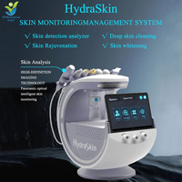Appareil de soin de la peau Aquafacial 7 en 1, machine de beauté multifonctionnelle, machine de soin de la peau hydra professionnelle avec analyseur de peau