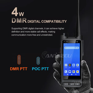Anysecu 4W PoC <span class=keywords><strong>DMR</strong></span> W69 Analog Dual-mode Walkie-Talkie NFC IP68 không thấm nước Android 14 zello/realptt Walkie-Talkie - Product Image 5