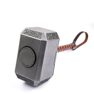 Réplique réelle du marteau de <span class=keywords><strong>Thor</strong></span> Mjolnir en résine à l'échelle <span class=keywords><strong>1</strong></span>:<span class=keywords><strong>1</strong></span>, accessoire de cosplay du film Avengers, avec présentoir en plastique - Product Image 3