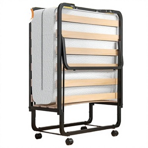 Cama Doble Europea Tapizada Suave Lumi 160x200 con Base de Láminas de Acero y Espacio de Almacenamiento Beige - Product Image 3