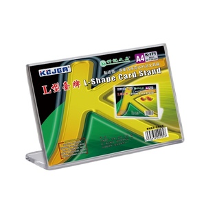 Kejea L hình <span class=keywords><strong>acrylic</strong></span> đơn chủ đứng rõ ràng đơn chủ đứng nghiêng hiển thị - Product Image 3