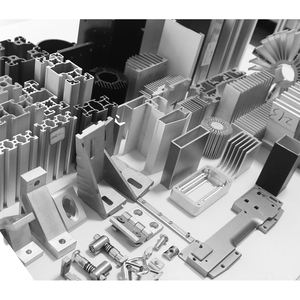 Fabbrica della cina estrusione telaio in alluminio profili quadrati industriali profilo in alluminio per porta rivestimento in polvere anodizzato rivestito - Product Image 1