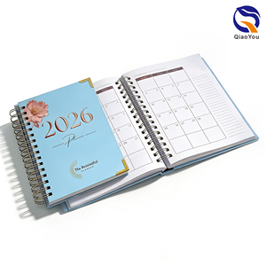 Cuaderno de Tapa Dura con Espiral Metálico, Logotipo en Lámina Dorada Rosa y Borde Metálico, Venta al Por Mayor - Product Image 3