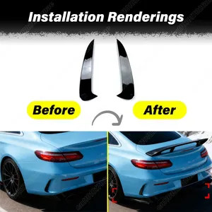 Pour Mercedes Benz Classe E Coupé C238 E250 E300 E400 E550 2016 2017 2018 Kit Carrosserie Lame de Vent Arrière Latérale Automobile - Product Image 2