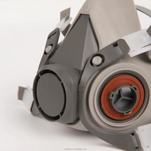 หน้ากากครึ่งหน้าป้องกันสูงเพื่อความปลอดภัยในการกำจัดและบดแร่ใยหิน - Product Image 1