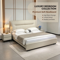 Lit rembourré de style italien à pied de lit bas pour chambre d'hôtel, idéal pour projets de mobilier d'appartements et de villas (vente en gros)