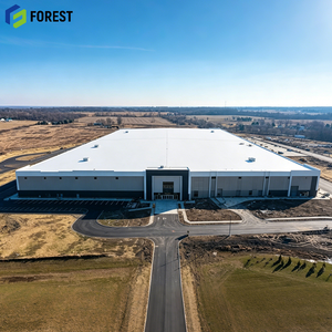 High Strength Prefabricated Steel Structure Warehouse Bolted Connection Distribution Center Fabrication - Product Image 1