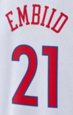 Dikişli veya baskılı basketbol formaları Philadelphia 0 Maxey 1 Harden 8 Millsap 12 Harris 21 Embiid 25 Simmons - Product Image 4