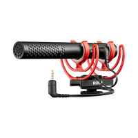 Microphone canon Rode VideoMic NTG pour caméra, utilisable également comme micro USB de bureau pour le podcasting, le gaming, les appels vocaux et bien plus encore