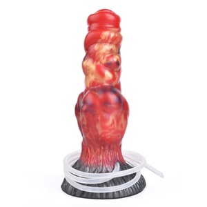 Producto YOCY de Alta Durabilidad, Modelo de Silicona de Dragón de Fuego y Dragón de Hielo, Simulador de Pene Animal con Eyaculación, para Masturbación Femenina - Product Image 4