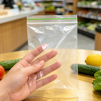 Fruit- en groente ziplock zakken met gusset, op maat gemaakte ziplock zakken voor voedselverpakkingen in de koelkast