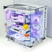Nouveaux boîtiers haut de gamme Mini-ITX verticaux en alliage d'aluminium pour PC de jeu, tour complète avec panneau latéral en verre, personnalisable
