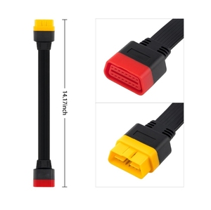 Auto OBD2 Detektor Kabelbaum männlich weiblich Auto <span class=keywords><strong>computer</strong></span> für elektronische Maschinen anwendungen für Kraftfahrzeuge PTFE-Isolierung - Product Image 3