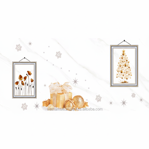 Carreaux muraux décoratifs intérieurs en céramique CMC 400x800mm, blancs, émaillés, métalliques, résistants aux acides, résistants à l'usure, impression numérique, ensemble complet - Product Image 1