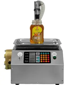 Tipo de pesaje Dispensador completamente automático Miel Salsa de sésamo Pegamento de aceite comestible Máquina de llenado de salsa viscosa