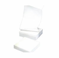Rouleau de papier autocopiant 2 plis en promotion, papier de reçu NCR blanc et jaune 75x75mm, papier de caisse personnalisé pour TPV de marché
