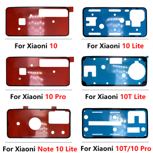 Custodia posteriore per telefono cellulare adesivo per Xiaomi <span class=keywords><strong>Mi</strong></span> 12 11 Ultra 11T 10 <span class=keywords><strong>10T</strong></span> Lite 9 8 <span class=keywords><strong>Pro</strong></span> adesivo posteriore parti di riparazione - Product Image 4
