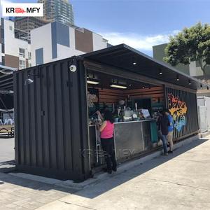 Cocina Contenedor Prefabricada de Fibra de Vidrio de 20 pies, Diseño Personalizado, para Exteriores, y Bar Móvil para Comida Rápida, Aperitivos y Papas Fritas, 2026 - Product Image 2