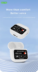 2025 <strong>New</strong> <strong>Design</strong> A11 Pro LCD Touch Screen Display Earbuds ANC TWS Waterproof In-ear Sports Wireless Earphones <strong>Headphones</strong> - Product Image 3