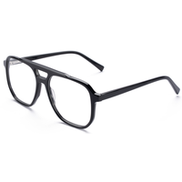 Monture de lunettes optiques Elan Optical RD26125, modèle classique populaire à double pont, monture intégrale unisexe en acétate, écologique