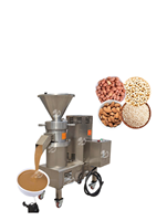 Machine à faible coût pour la fabrication de beurre de cacahuète, de sauce tomate, de piment, de graines de sésame et de beurre de karité, moulin colloïdal en acier inoxydable de petite taille