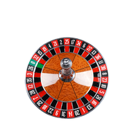 Luckyh — Roulette grand bassin de 32 pouces, plateau de jeu, utilisé, en bois massif