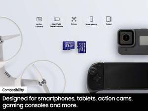 Tarjeta de Memoria Original <span class=keywords><strong>Samsung</strong></span> Pro Plus de hasta 180m/s, Tarjeta TF Flash SD de 128gb, 256gb, 512gb, U3, 4k, para Teléfono - Product Image 2