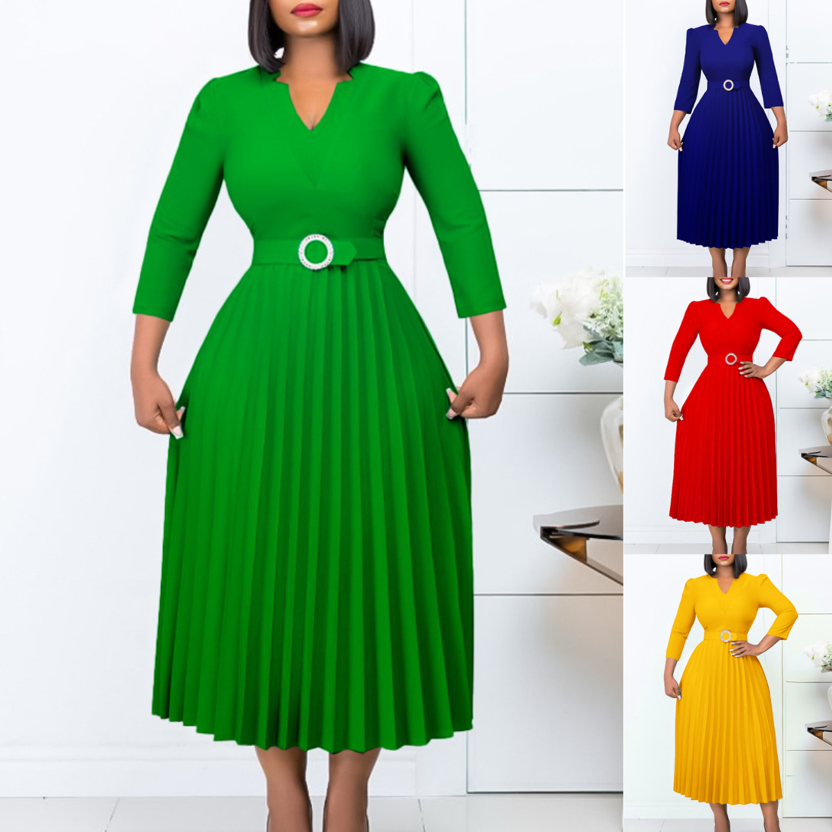 Wholesale Customized Spring New V-neck Fashion Business Party