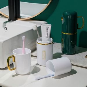 Set de Artículos de Aseo Portátil, Vaso de Plástico para Enjuague Bucal, Almacenamiento de Pasta de Dientes, Caja Multifuncional para Cepillo de Dientes de Viaje - Product Image 3