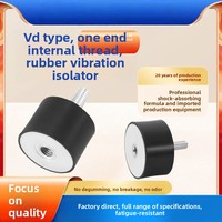 Isolateur de vibrations en caoutchouc noir/blanc de type VD, avec filetage interne-extérieur, coussinet de montage de moteur, bloc amortisseur silencieux cylindrique à vis