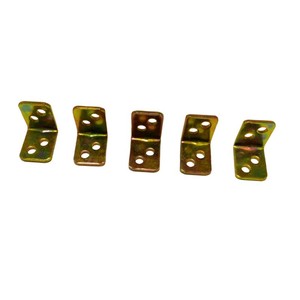 Support d'angle en L Xinjunye 16x20mm en acier zingué, connecteur de meuble à angle droit, quincaillerie de support - Product Image 2