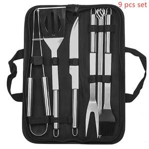 Ensemble d'outils de gril de BBQ de vente chaude ensemble de gril d'acier inoxydable ensemble d'outils de BBQ de Barbecue outils de BBQ - Product Image 4