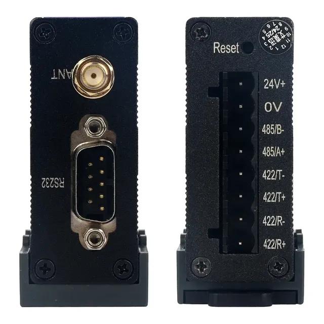 RF Wireless Transceiver Module AMSAMOTION RS232/485/422-RF 433MHz High-Speed Communication Remote Download PLC Application