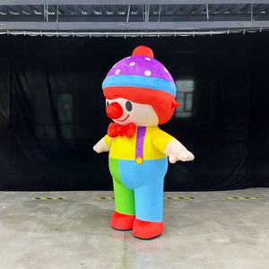 Costume de clown gonflable magique pour adultes, idéal pour Halloween - Personnalisé, imperméable et durable - Product Image 2