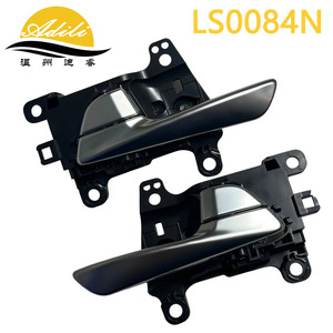Adili - Nuevas Manijas de Repuesto para Puertas Interiores LS0084N para Hyundai Tucson 2015-2021, de Plástico y Metal en Negro y Gris - Product Image 2