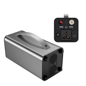 Estación de Energía Portátil de 200W, Generador con Panel Solar, Batería LiFePO4, Inversor de Onda Sinusoidal Pura, Linterna, Encendedor de Cigarrillos, Uso en Automóvil - Product Image 1